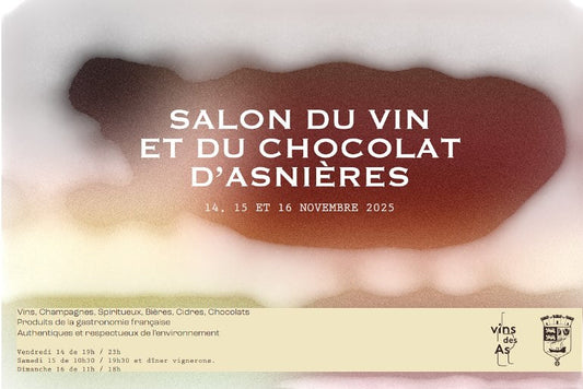 Salon du Vin et du Chocolat 14 au 16 novembre 2025 - Asnières