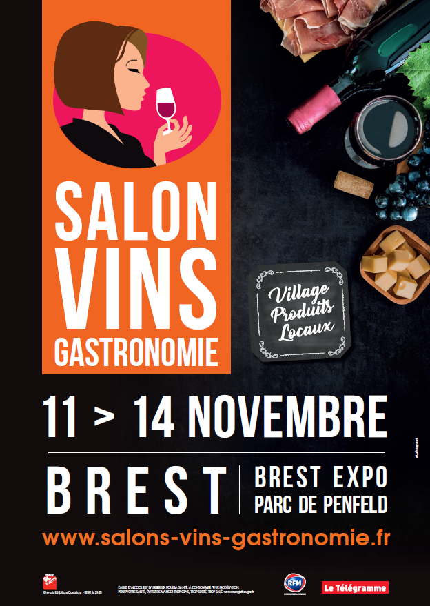Salon Vins & Gastronomie - Brest - 11 au 14 novembre 2021