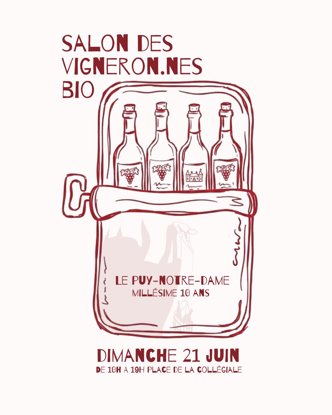 Salon des Vignerons Bio du Puy-Notre-Dame - 21 juin
