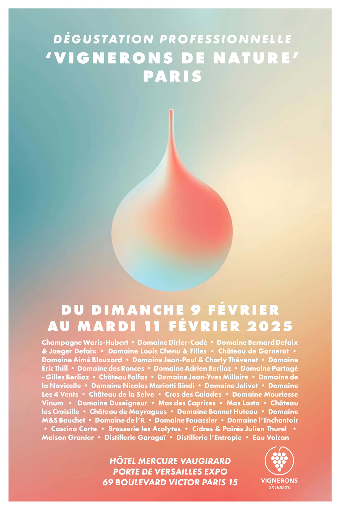 Vignerons de Nature - Off Wine Paris - 9 au 11 février 2025